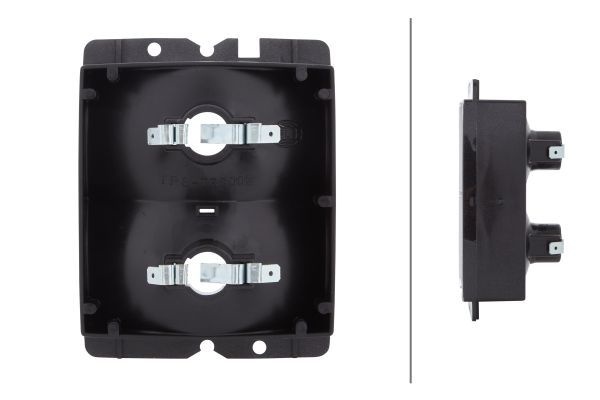 Hella dubbele fitting voor bloklamp