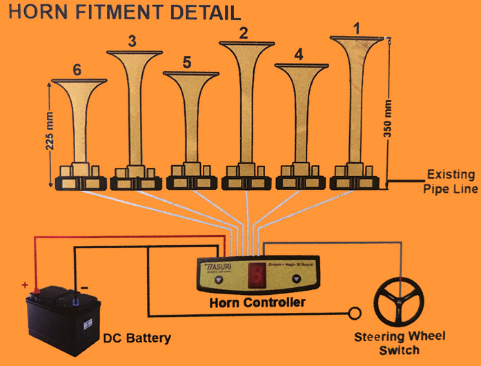 Basuri baby shark 4.0 airhorn - 22 melodies