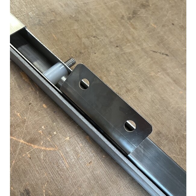 Hinged mudflap support for the rear bumper!