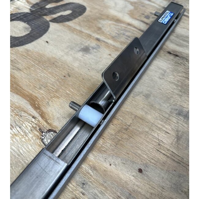 Hinged mudflap support for the rear bumper!