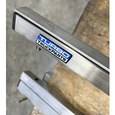 Turbo Truckparts Hinged mudflap support for the rear bumper!