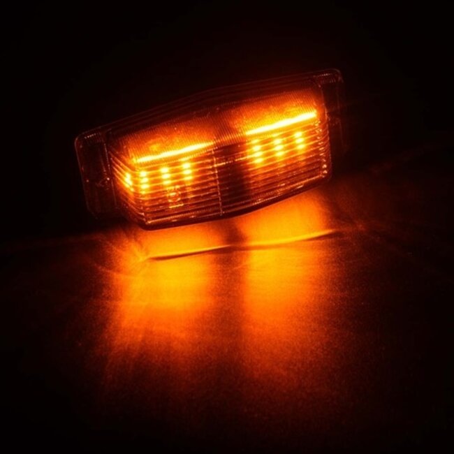 Omnius full LED Dubbelbrander wit/ oranje smoked schakelbaar