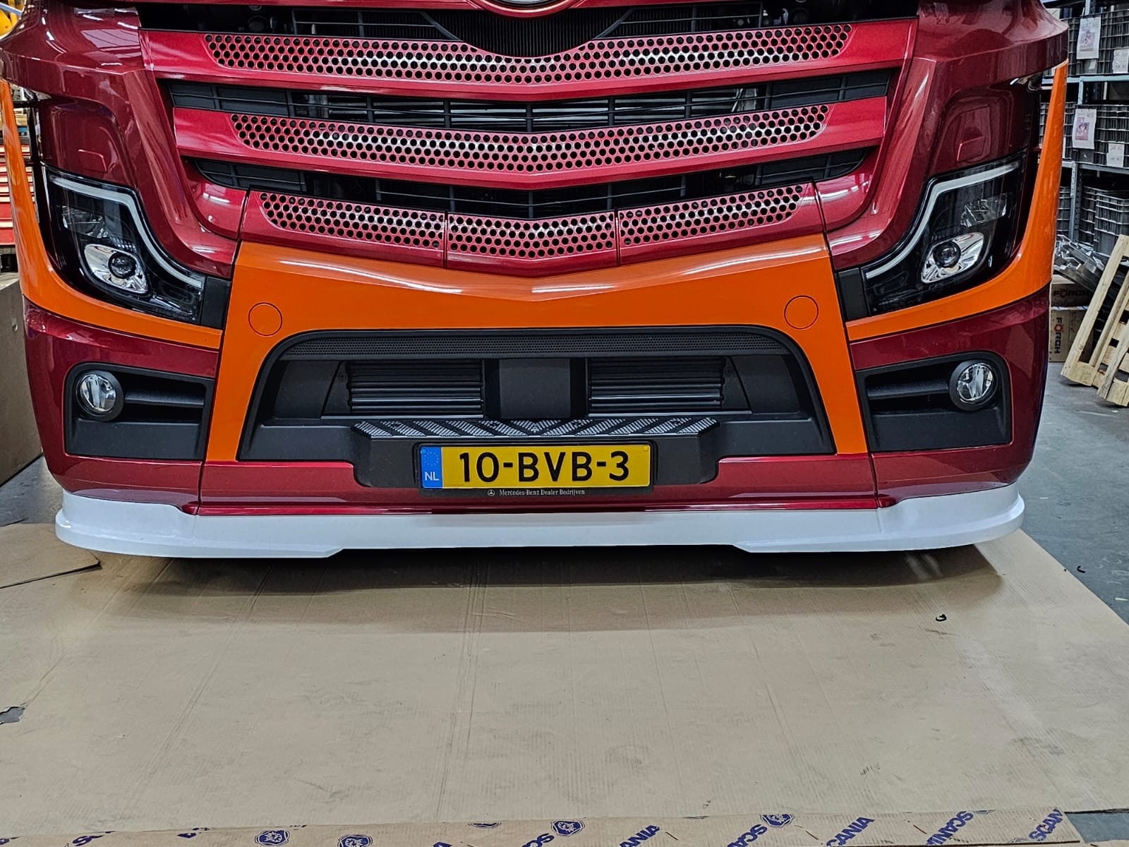 Solarguard onderspoiler Mercedes-Benz Actros