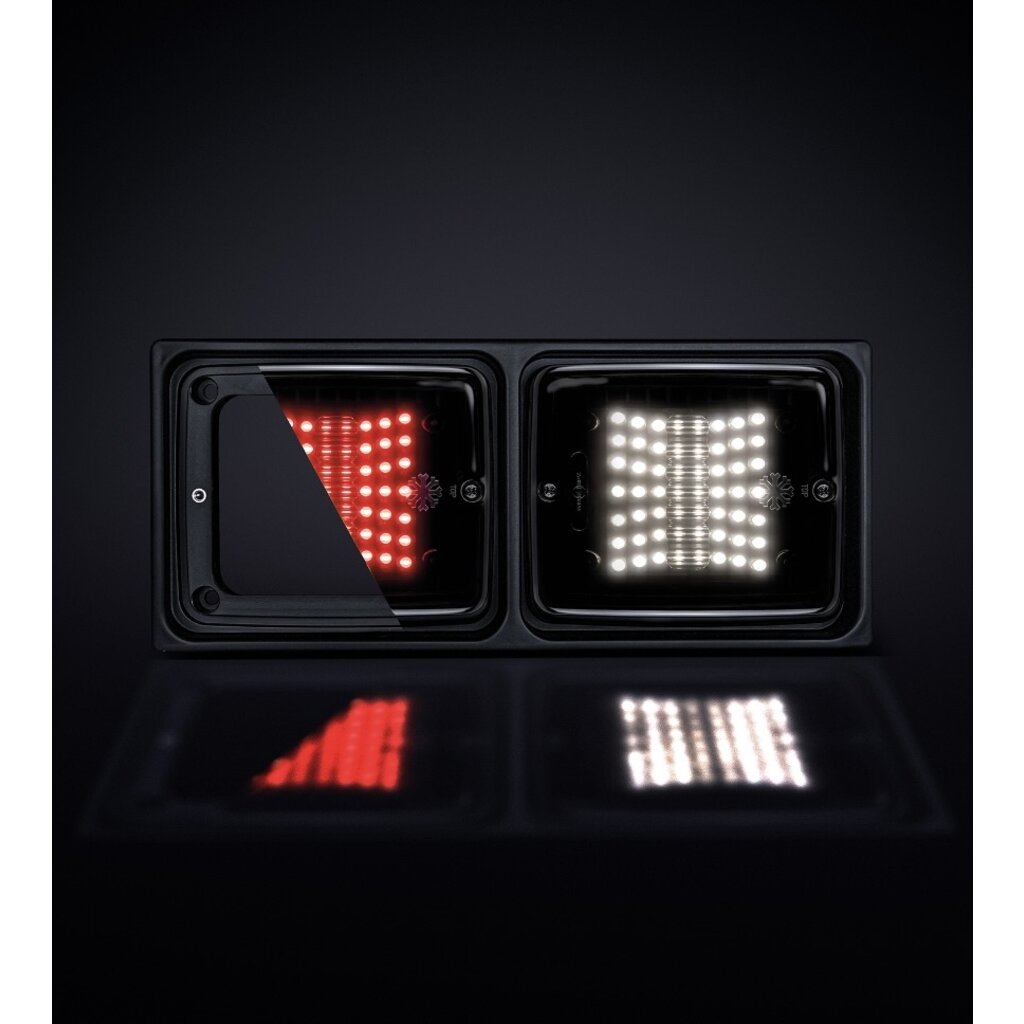 Strands Strands slim taillight Double horizontal frame for LED taillights