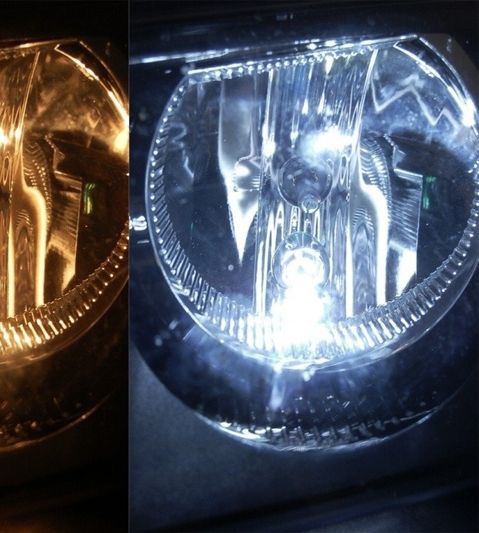 Steeklamp wit LED T10 5W 24V (set)