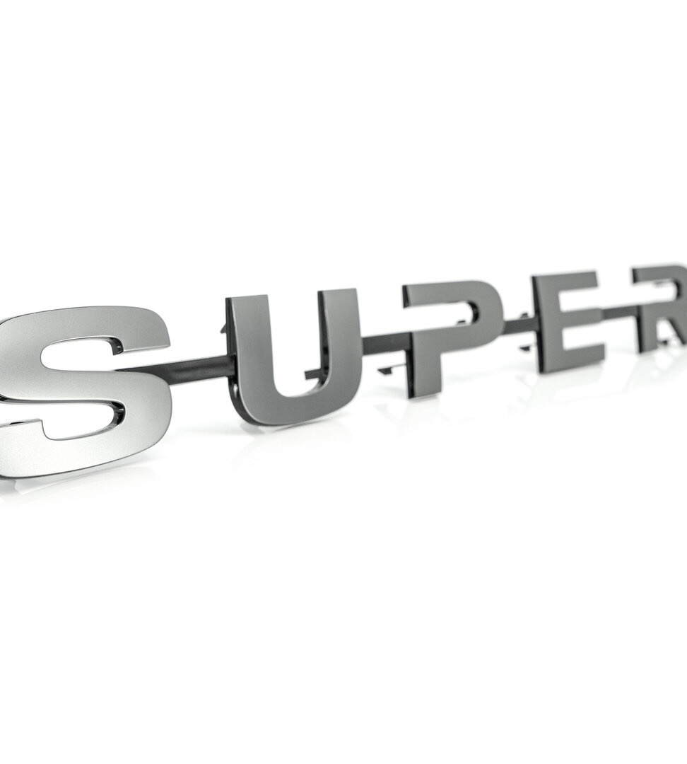 SUPER bordje nieuw type