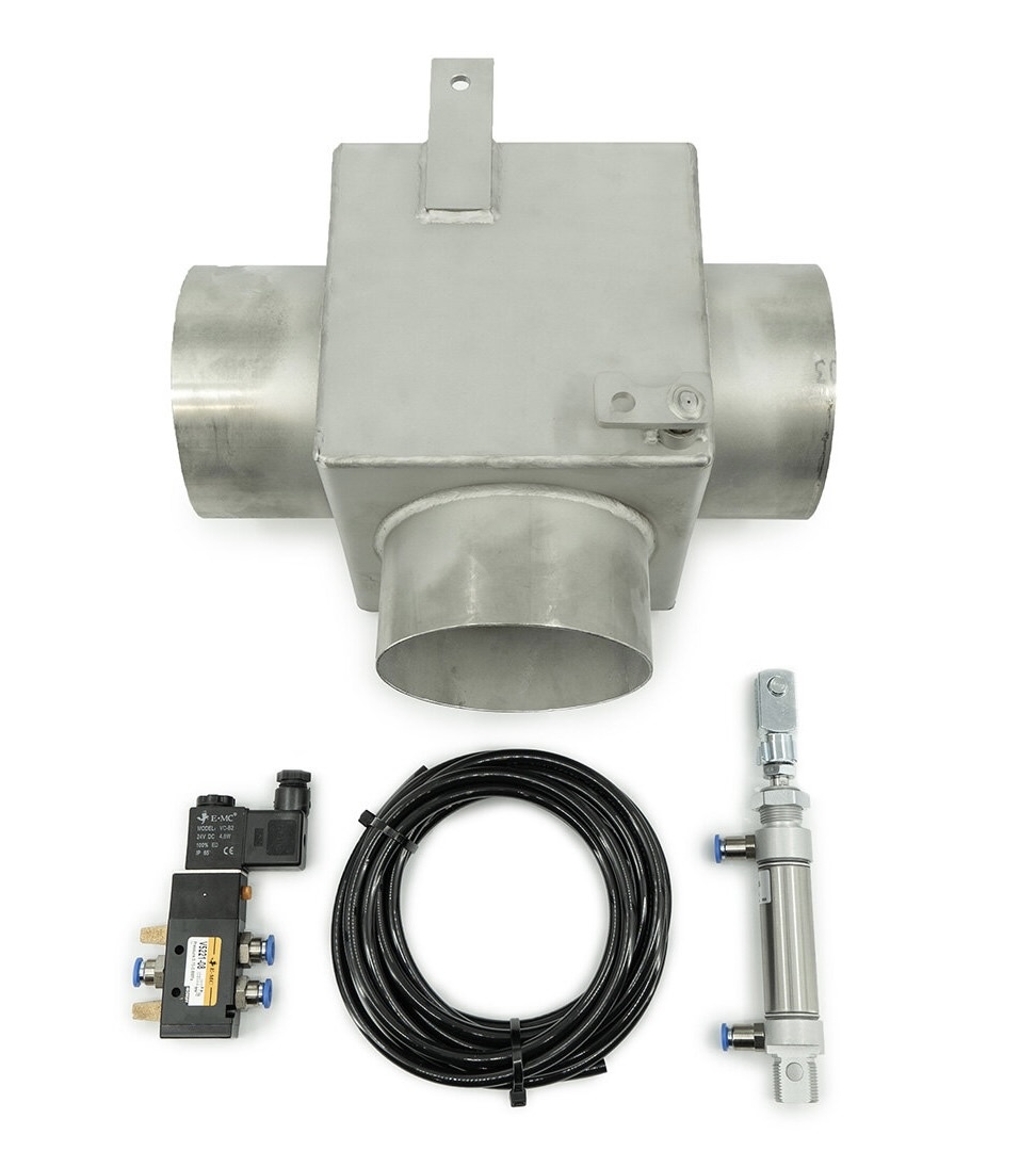 Stainless exhaust valve 114 or 129mm