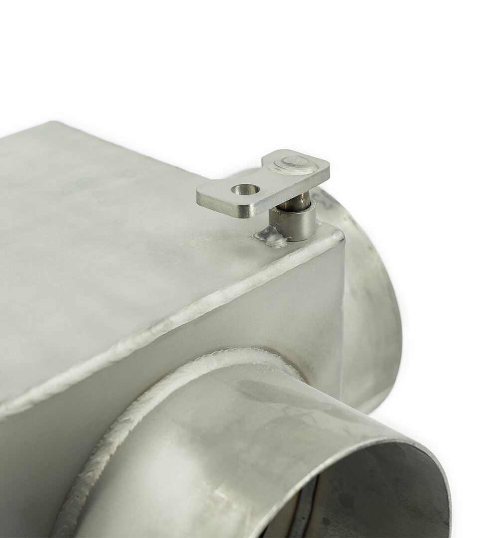 Stainless exhaust valve 114 or 129mm