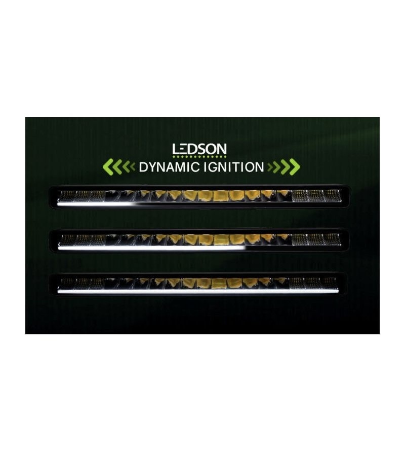 LEDSON Orbix+ LED bar 14" 60W wit/amber positielicht