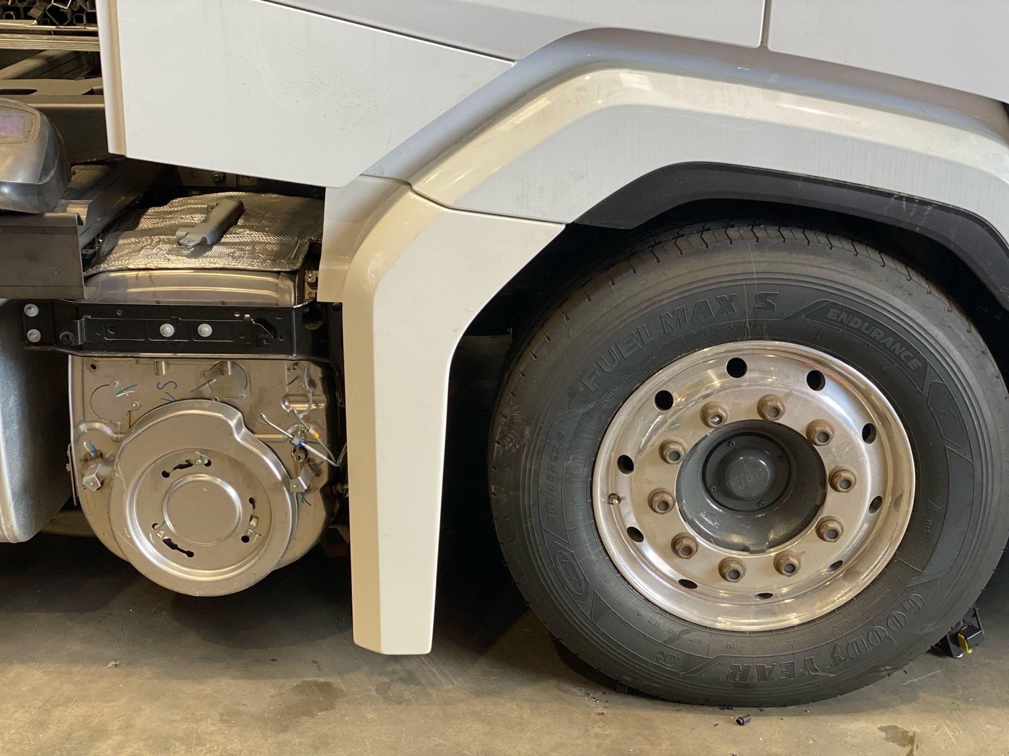 Turbo Truckparts mudguard finish DAF NGD (set)