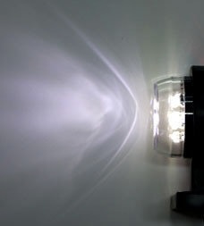 Strands Viking breedtelamp wit LED