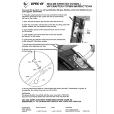 Vepro oy Vepro zonneklep Mercedes Sprinter 2006/2018+