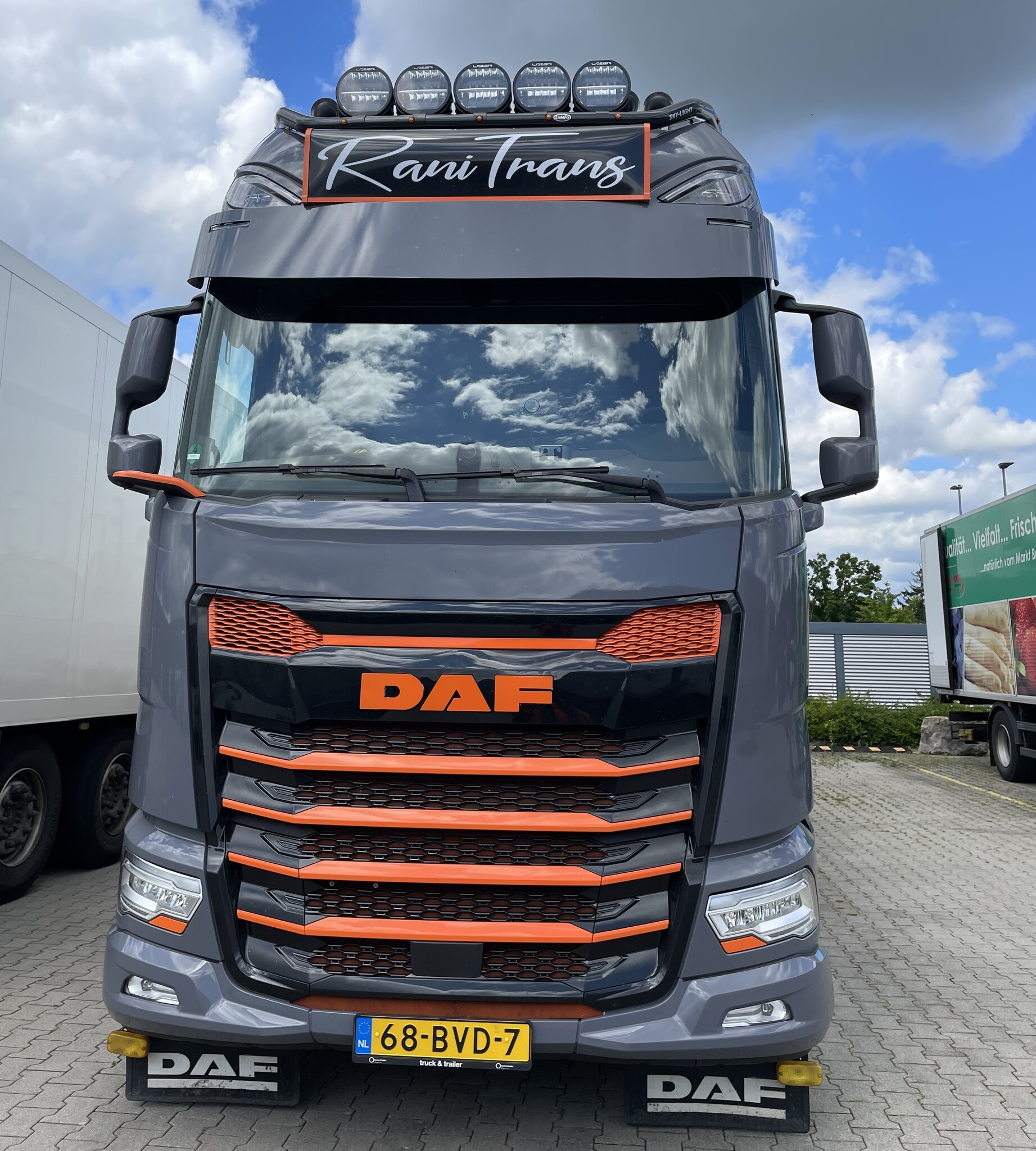 Fox Parts Zonneklep DAF XG+ 30cm Recht