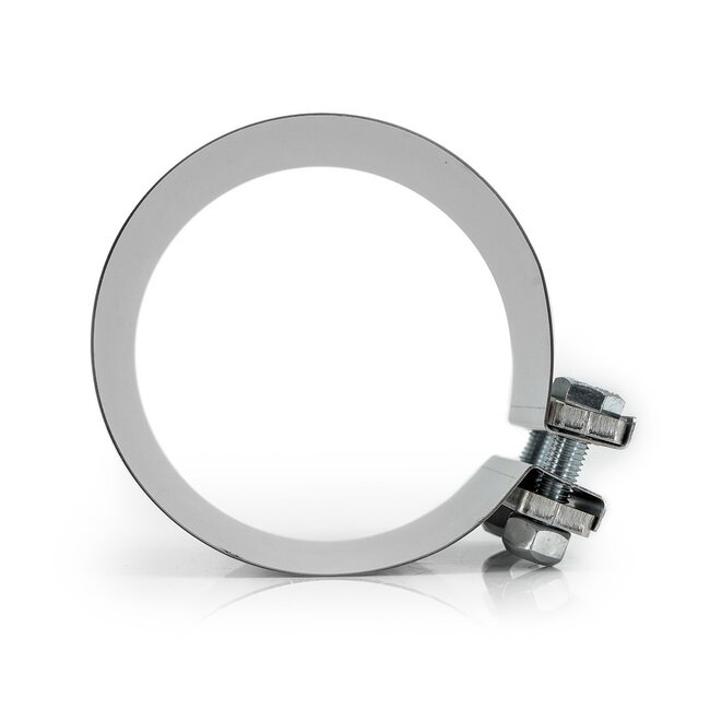 Stainless exhaust clamp 114 or 129mm