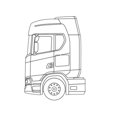 Solarguard Skylight Cover Scania NG cabine (set)