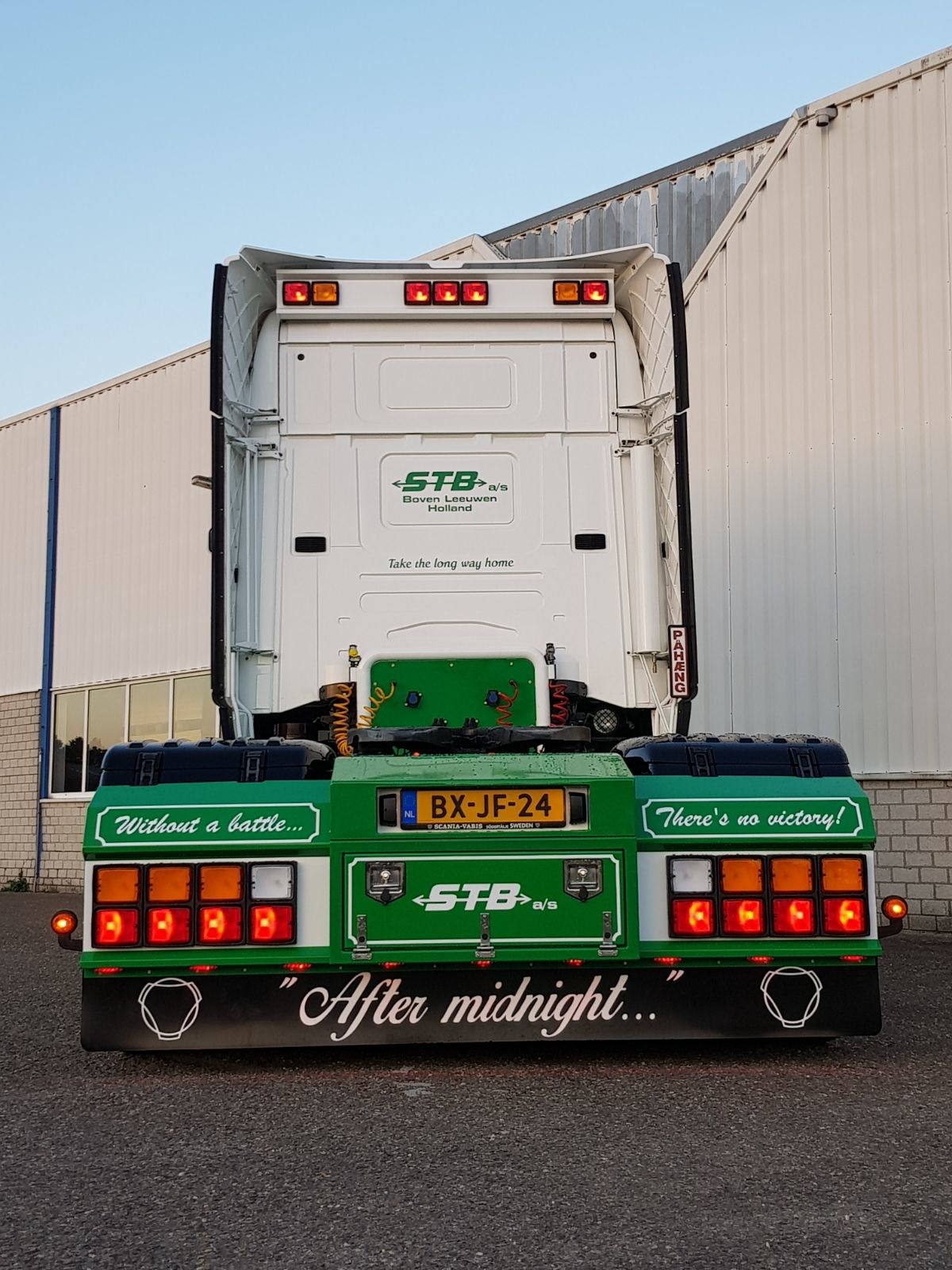 Mudflap black 250x40 cm