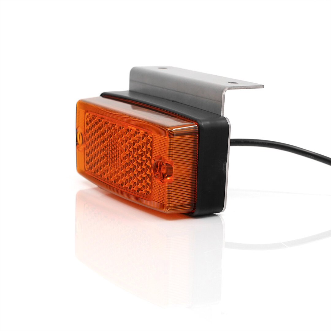 Turbo Truckparts Montageframe voor Omnius LED zijmarkeringslamp - RVS