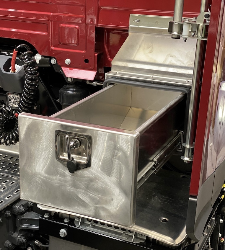 Aluminium opbergkist met schuiflade DAF XG en XG+