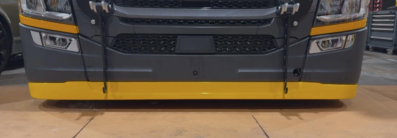 Coles Custom onderspoiler 'Smooth' voor Scania NG  met medium bumper