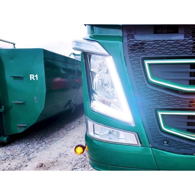 Switchable Daytime running lights Volvo FH4 - amber/white/flash