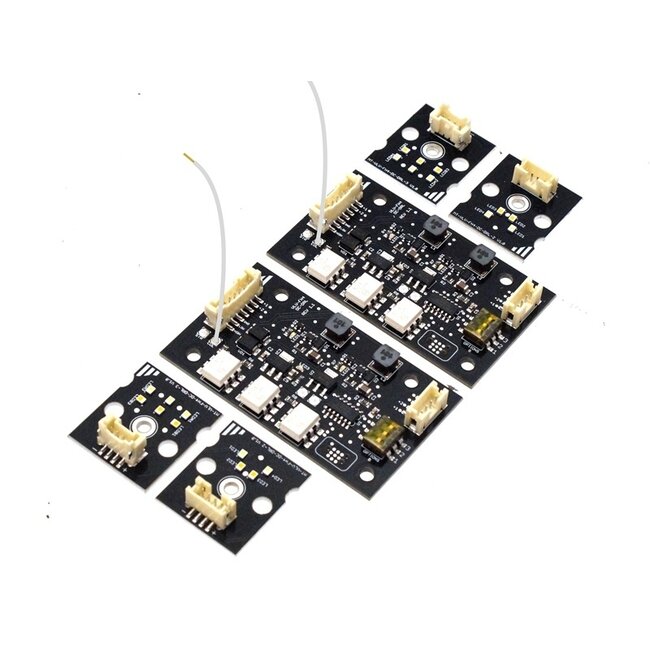 Schakelbare dagrijverlichting Volvo FH4 - wit/oranje/flitser