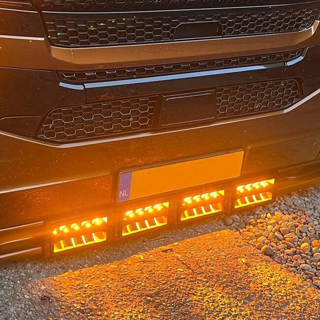 M-LED Classic 220 driving light with dual-color position light