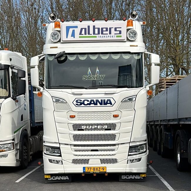 Closed grille element for the Next Gen Scania