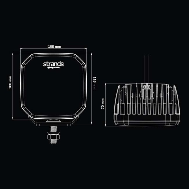 Strands FOR9T No-Glare 78W Work Light
