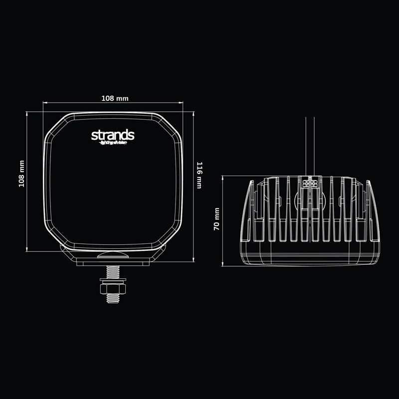 Strands FOR9T No-Glare 78W Werklamp