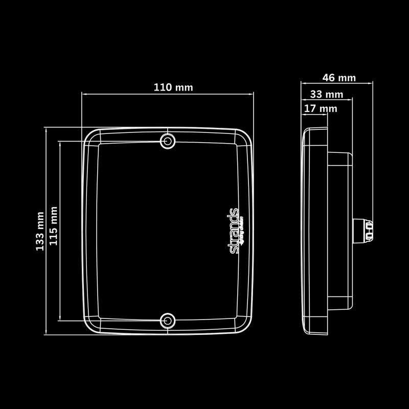 Strands FOR9T Illusion Achteruitrijl/mist licht