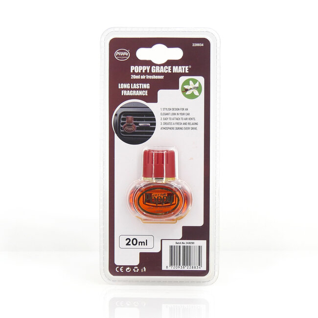 Poppy Grace Mate 20 ml vloeibare luchtverfrisser – Vanille