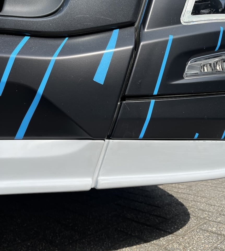 Turbo Truckparts onderspoiler Volvo AERO + Talmu - Links