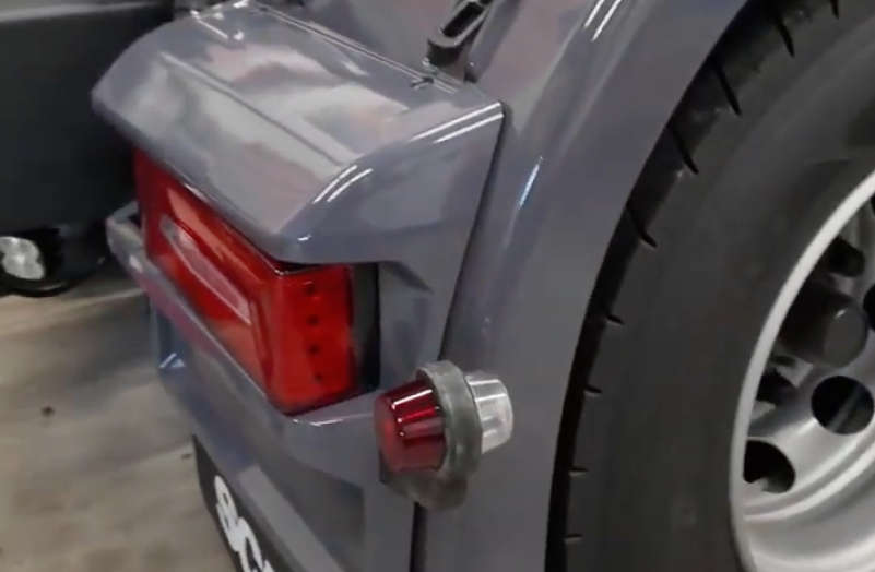 Steun voor montage breedtepaal Scania NG achterzijde (set) Per set