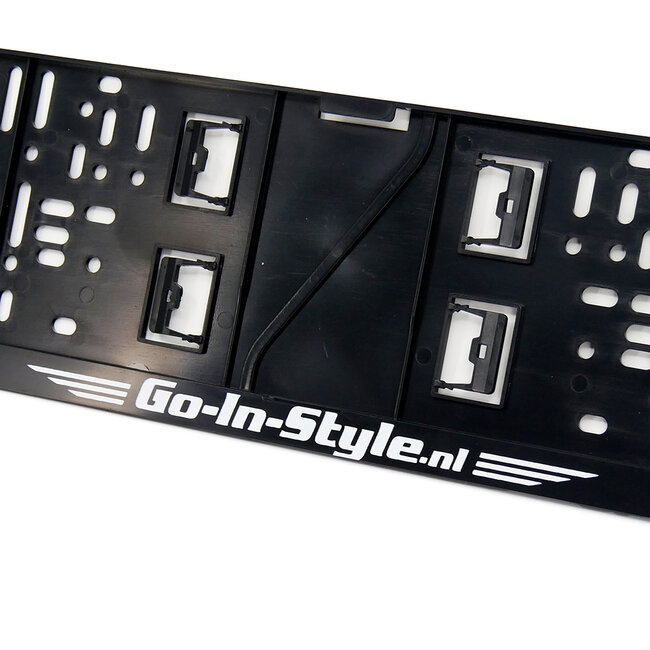 License plate holder GIS logo