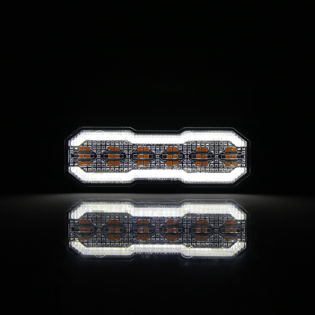 Flash with Halo ring smoked lens