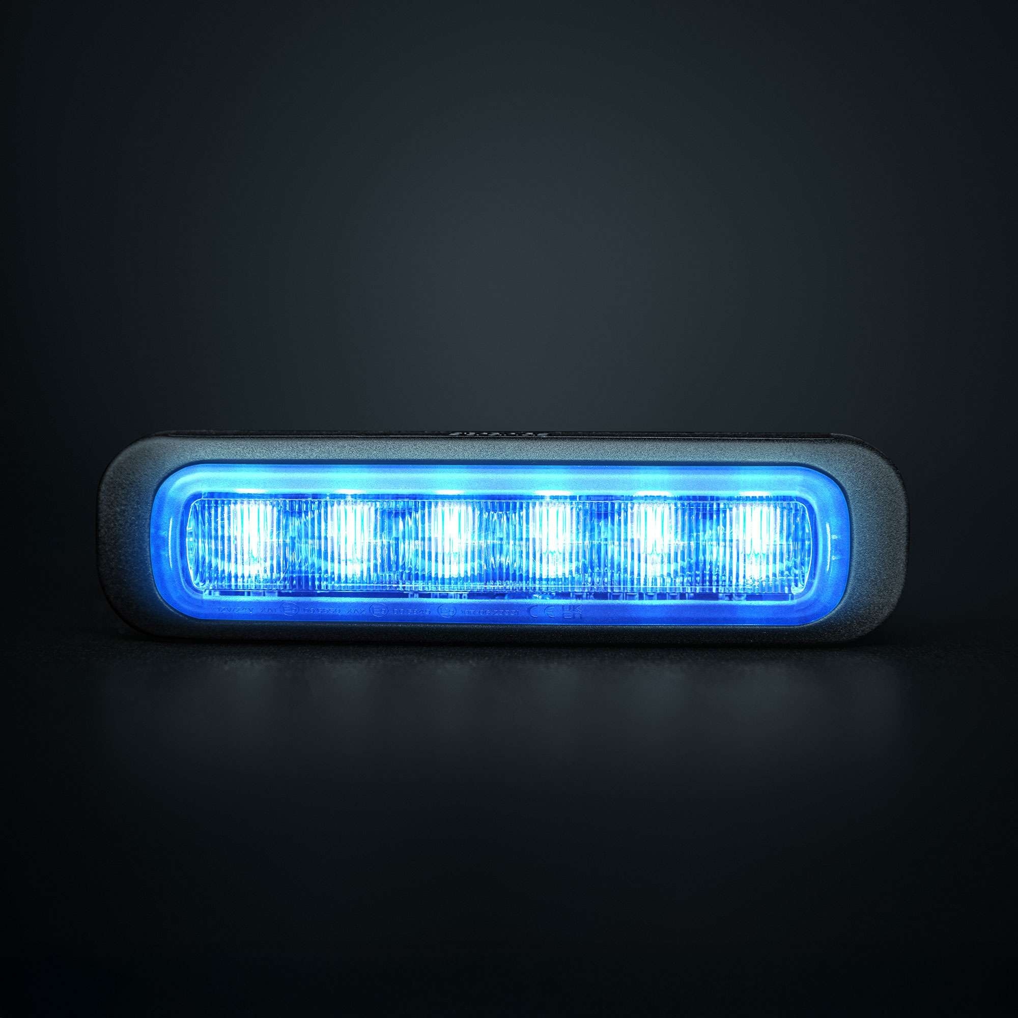 Strands Donkere Ridder Richtingswaarschuwingslamp Blauw 6 Led