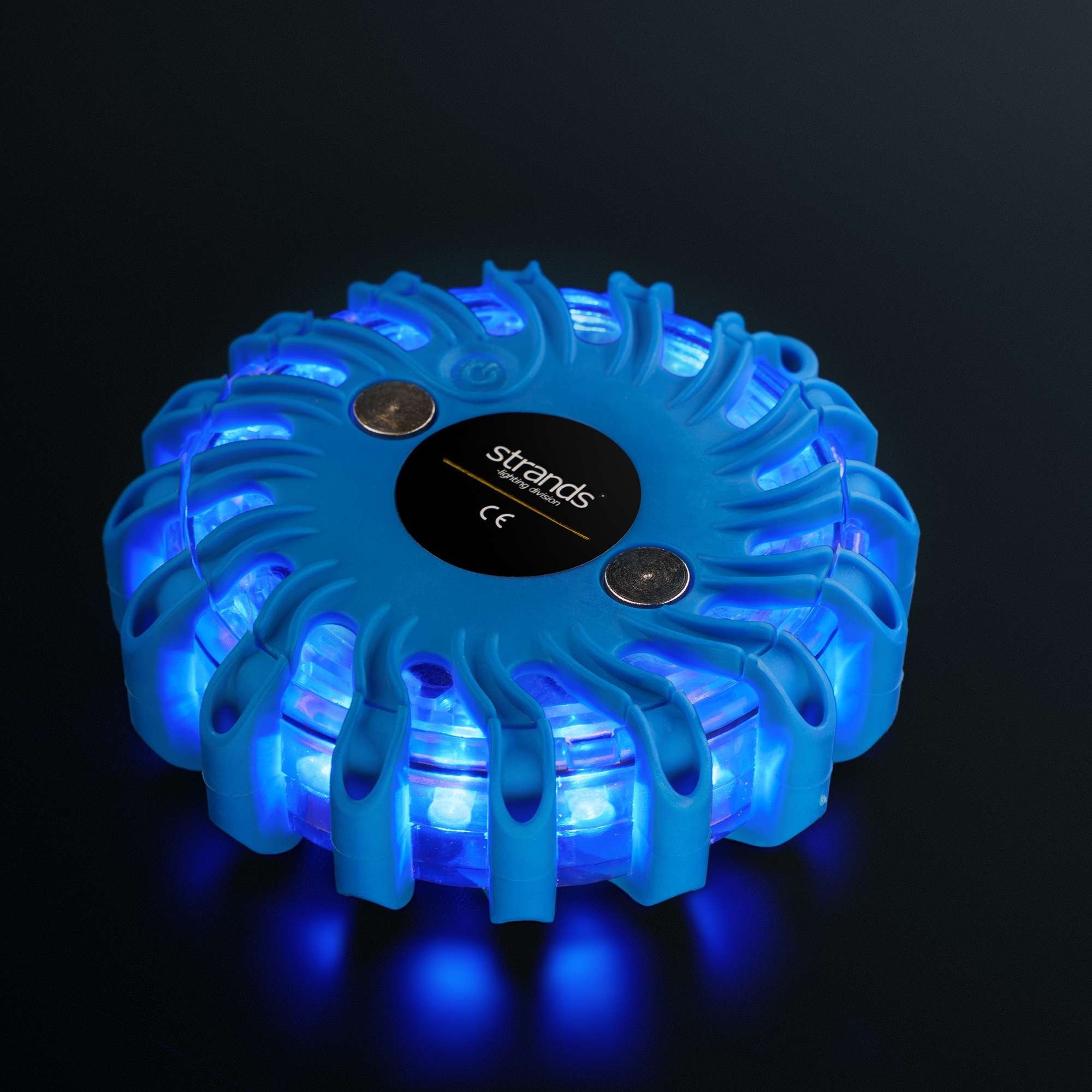 Strands Strands richtingswaarschuwingslichtschijf met blauwe LED