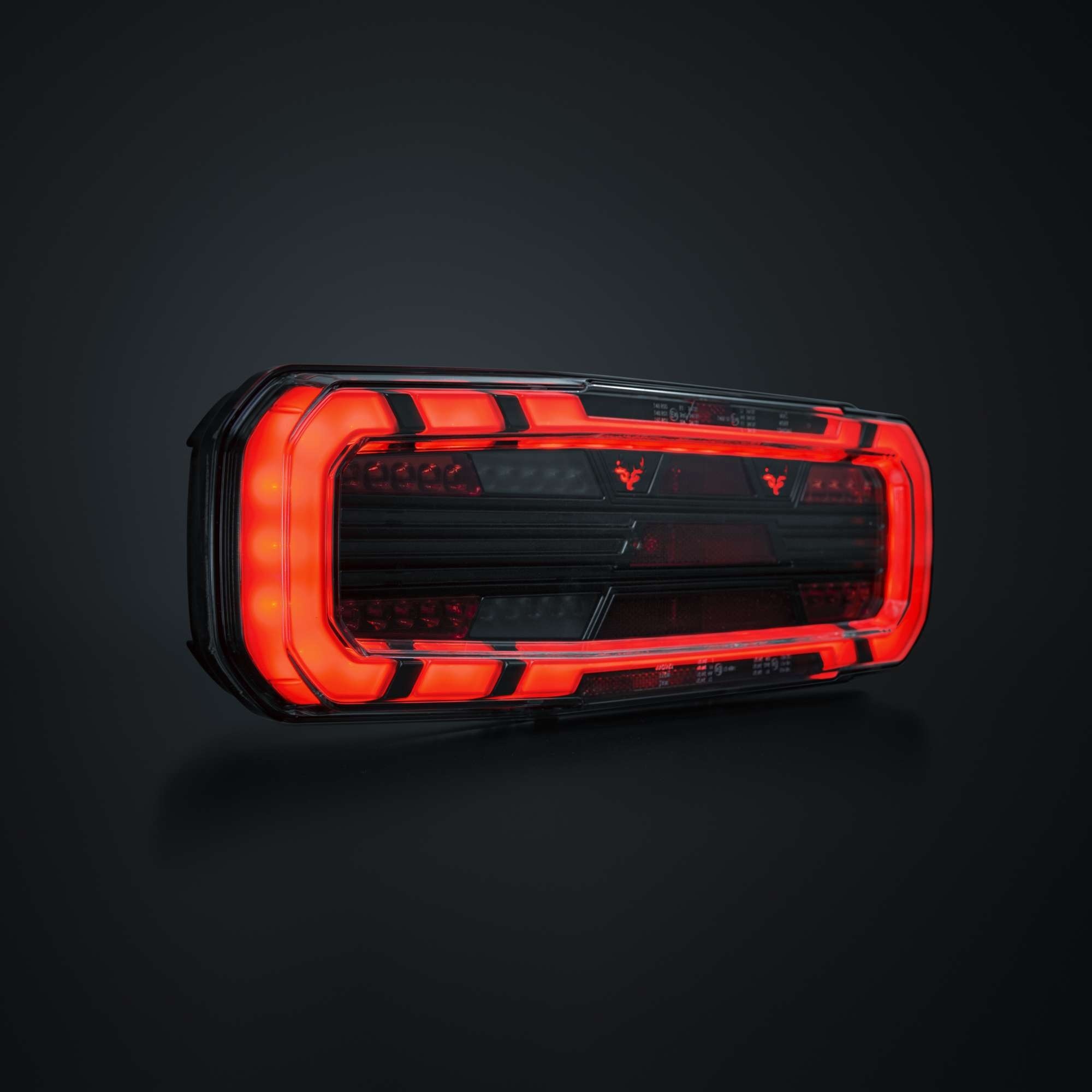 Strands Freedom Dark 5 Func. Taillight Left For Trailer