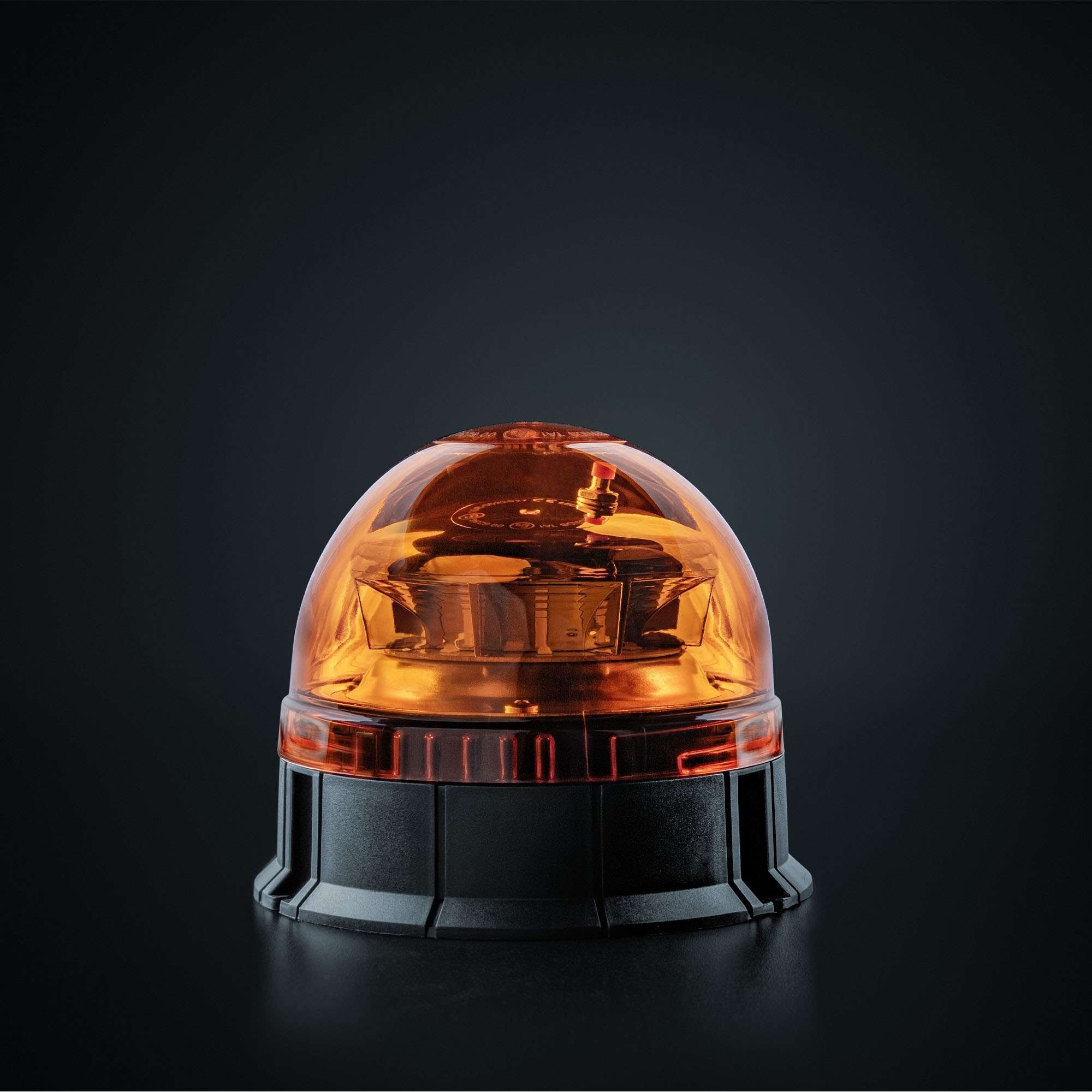 Strands Big Energy Warning Light Beacon Amber Lens Surface Mount