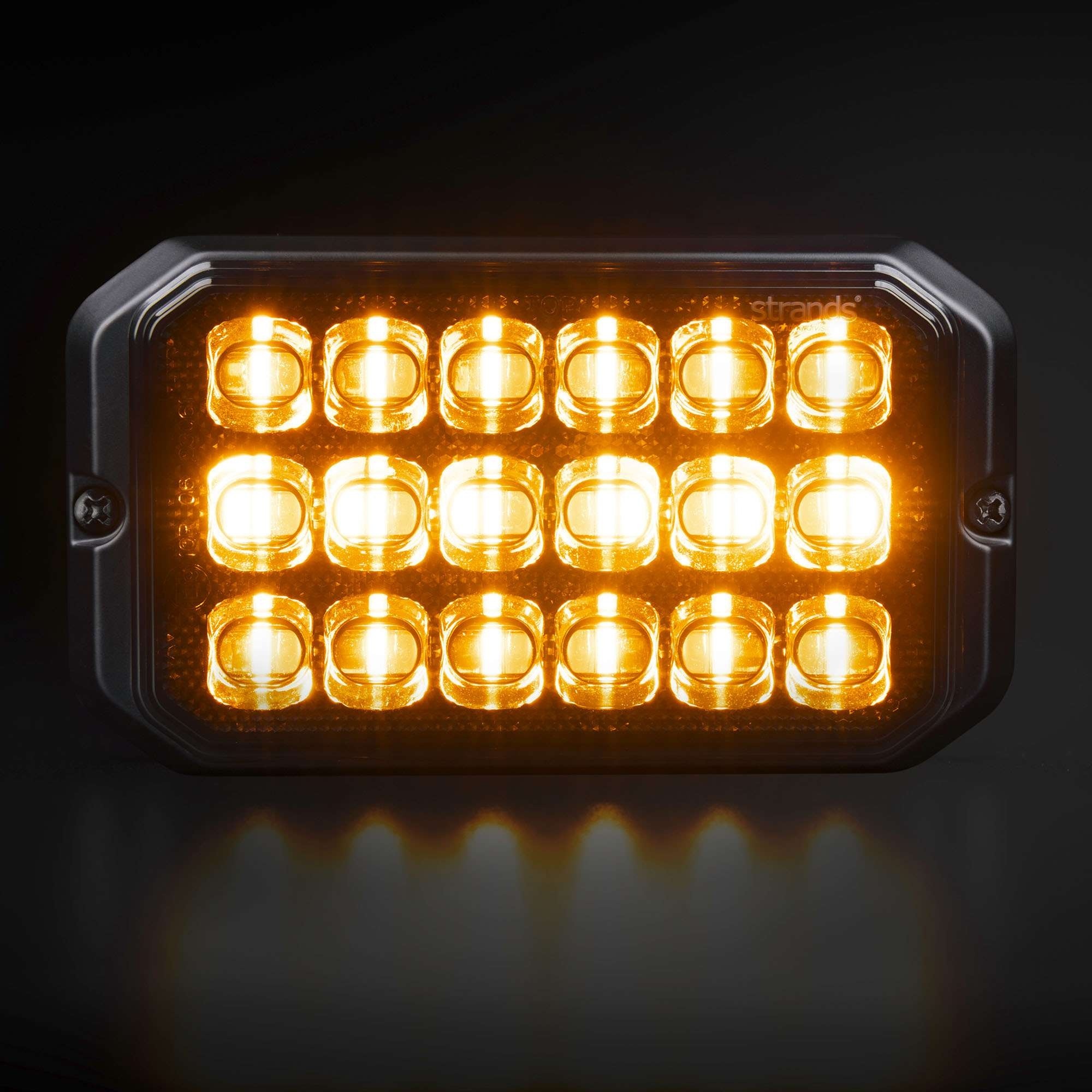 Strands Dark Knight Duo Directional Warning Light 18 Led