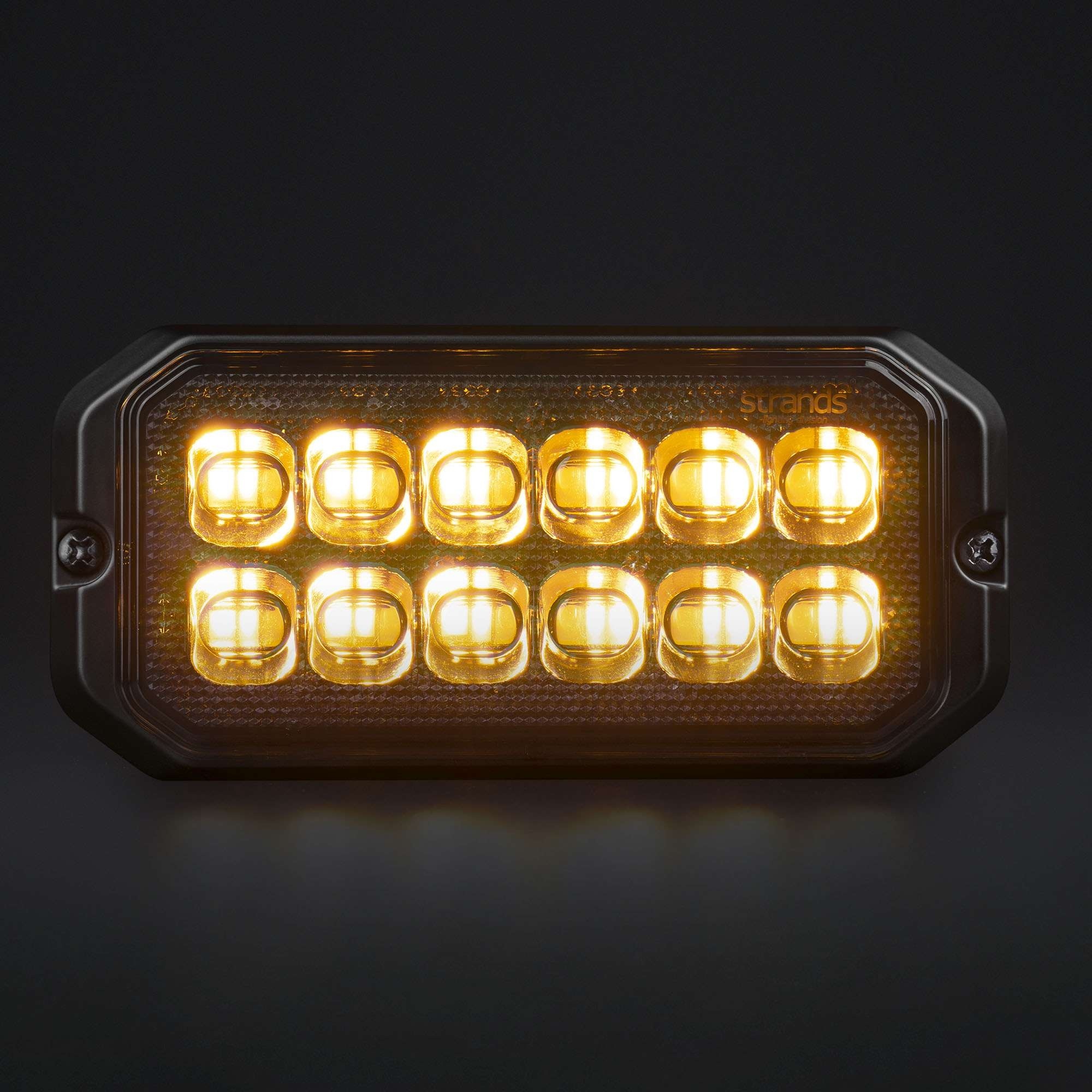 Strands Dark Knight Duo Directional Warning Light 12 Led