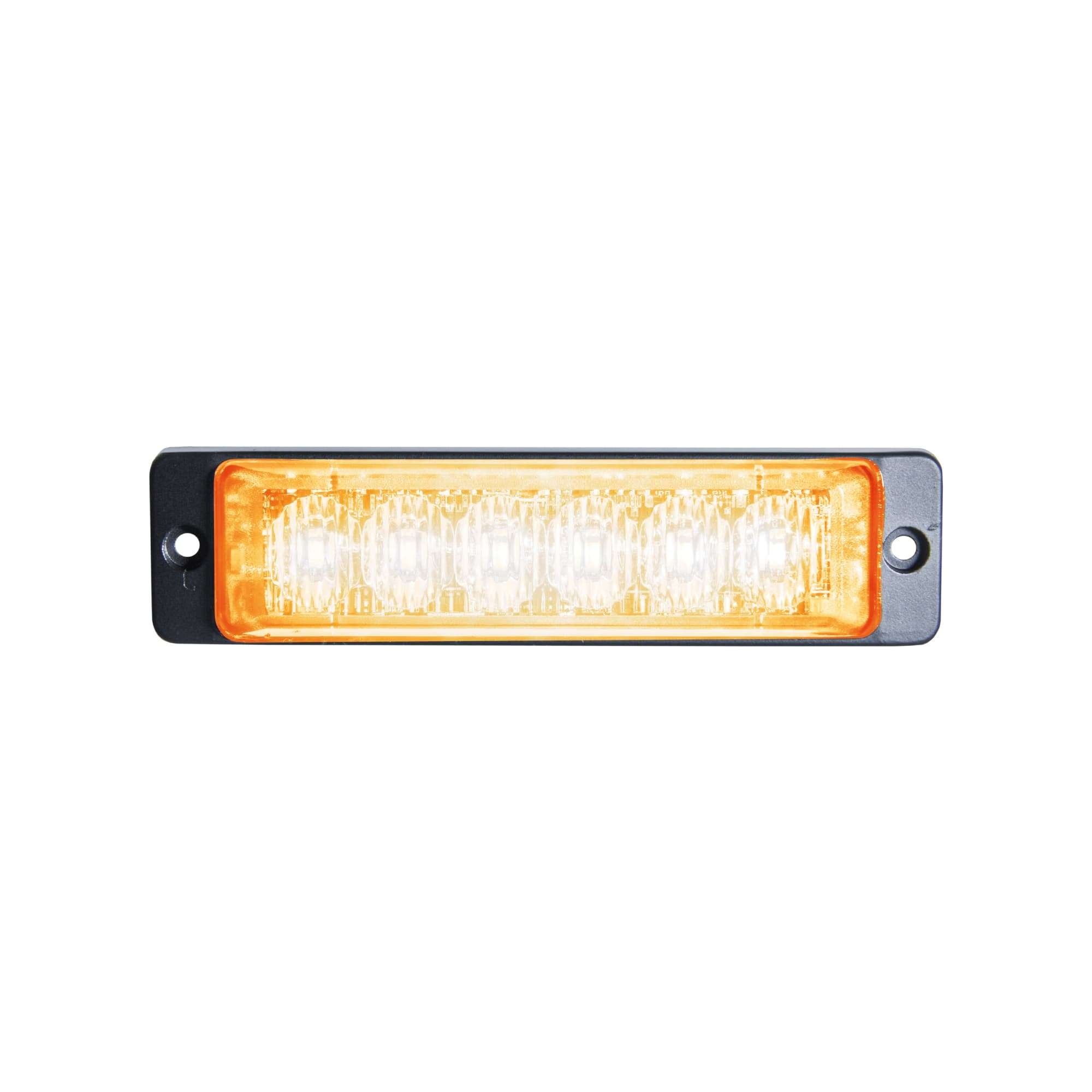 Strands Strands Slim Directional Warning Light Amber 6 Led
