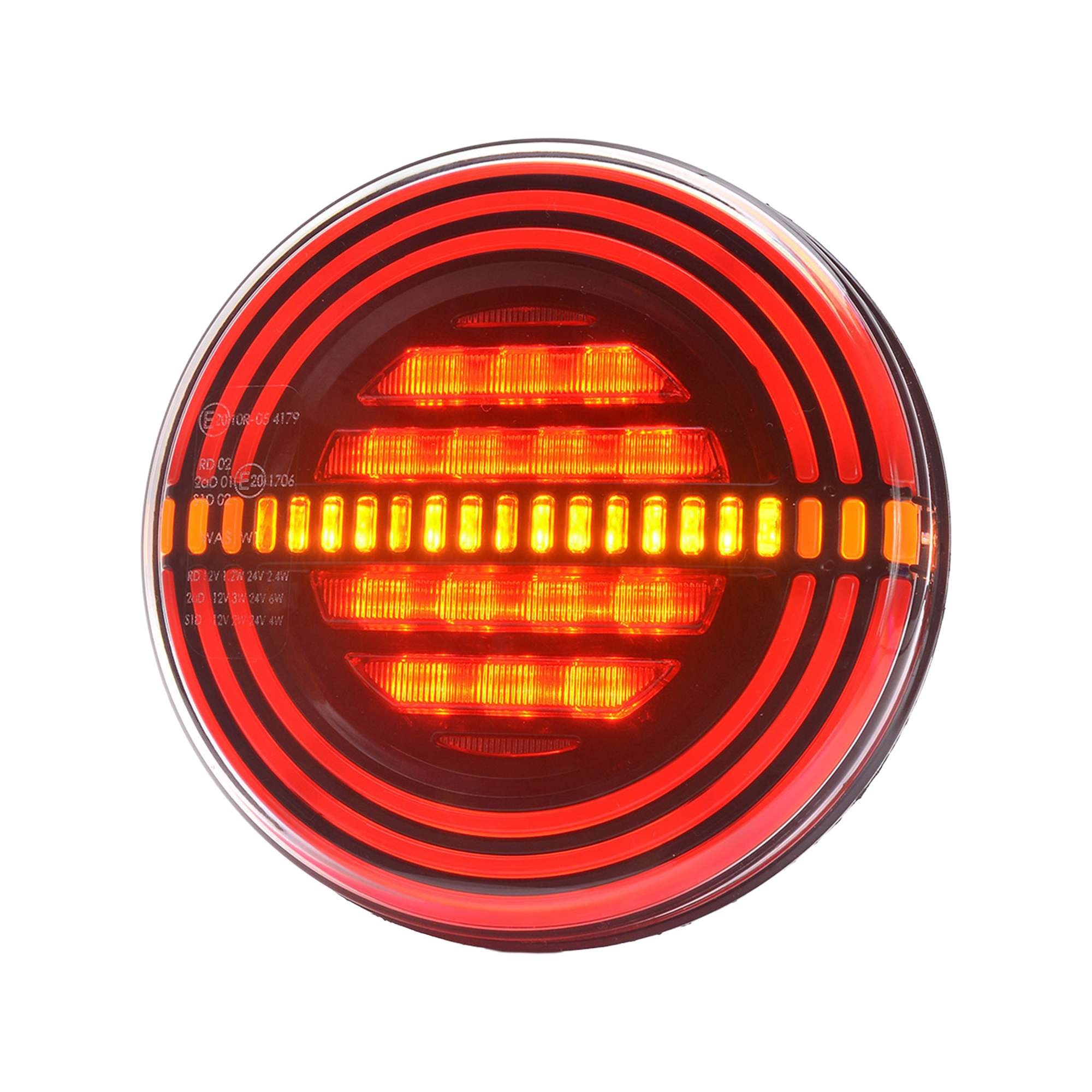 Strands Strands 3 Func. Taillight Universal Round 142Mm
