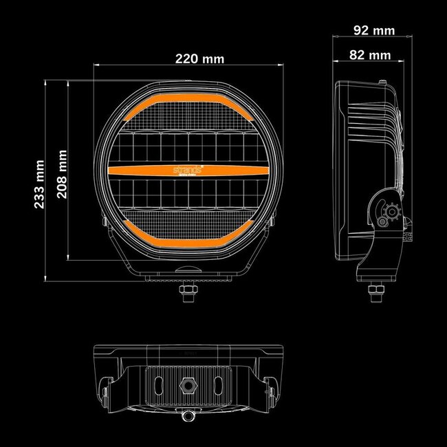 NUUK D-LINE DRIVING LIGHT 9"