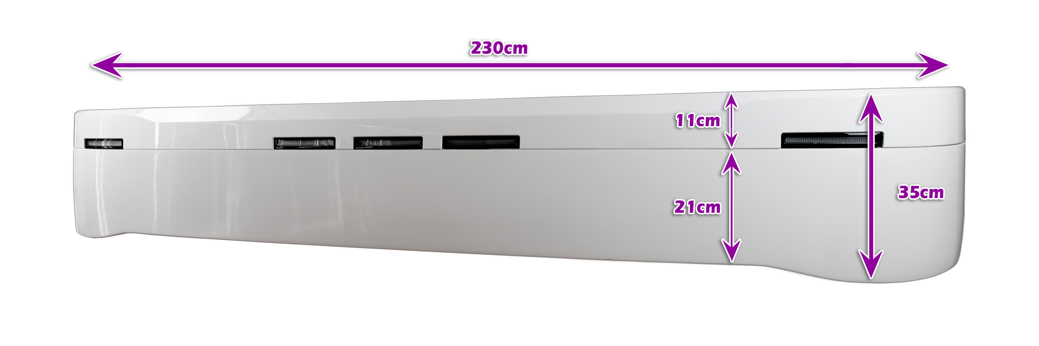 TruckStyle Sweden Zonneklep Scania NextGen 35cm