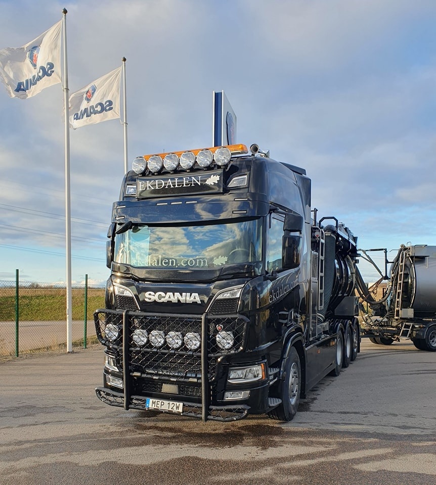 TruckStyle Sweden Zonneklep Scania NextGen 35cm - Rond