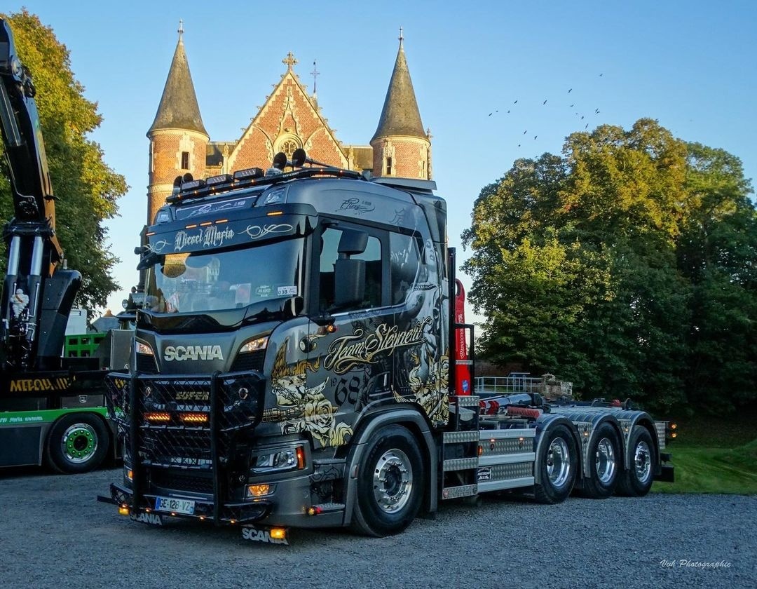 TruckStyle Sweden Zonneklep Scania NextGen 35cm - Rond