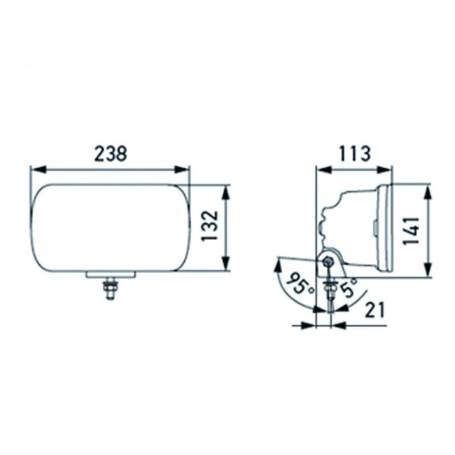 Jumbo 320 LED verstraler