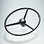 Omnius Three-spoke Steering Wheel 53cm Black