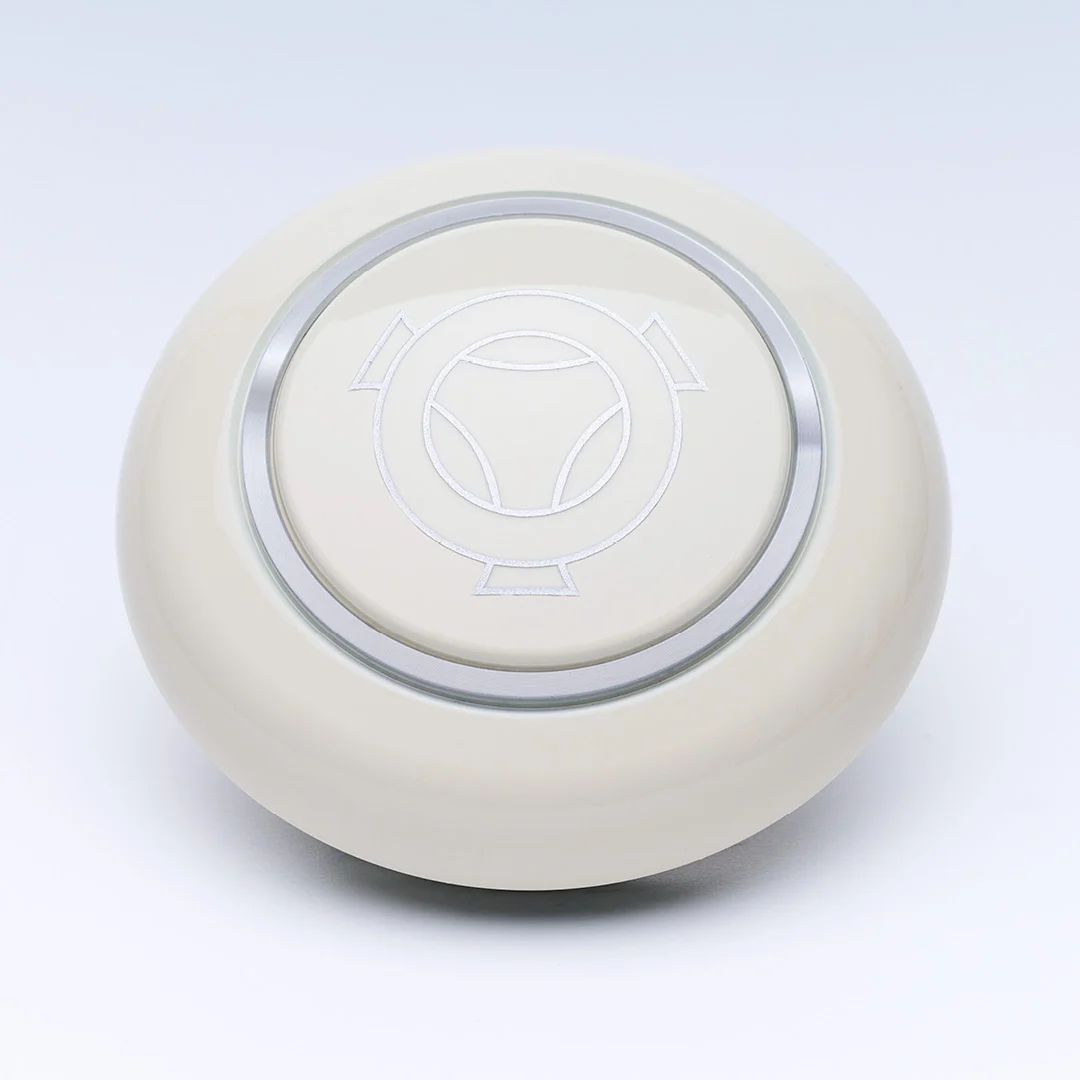 Three-spoke Steering Wheel 50cm White